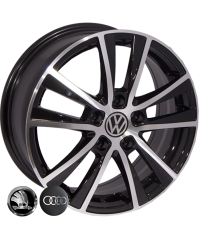 Replica Volkswagen SSL480 BP R16 W6.5 PCD5x112 ET42 DIA57.1   